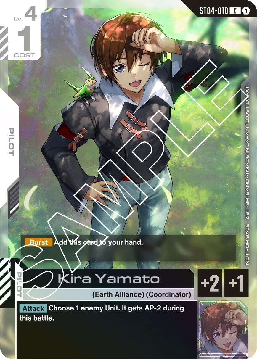 Image for Kira Yamato (Launch Event) (ST04-010) (GCG-PR) - Gundam Card Game