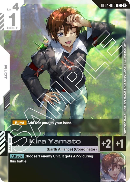 Image for Kira Yamato (Launch Event) (ST04-010) (GCG-PR) - Gundam Card Game