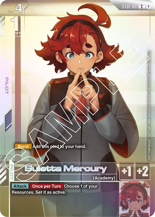 Image for Suletta Mercury (Newtype Challenge 2025 Mission 1) (ST01-011) (GCG-PR) - Gundam Card Game