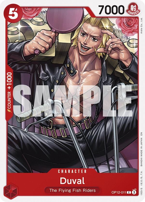 Image for Duval (OP12-011) (OP12) - One Piece Card Game