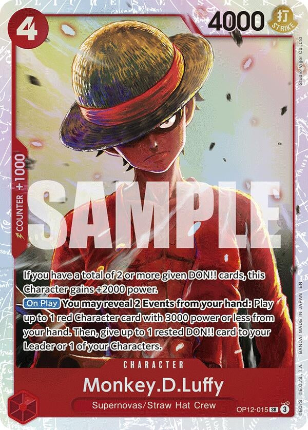 Image for Monkey.D.Luffy (OP12-015) (OP12) - One Piece Card Game