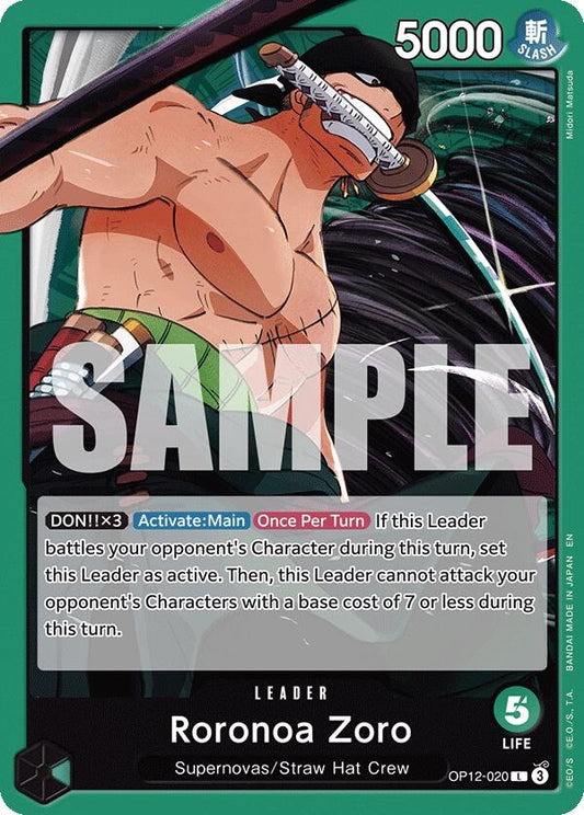 Image for Roronoa Zoro (020) (OP12-020) (OP12) - One Piece Card Game