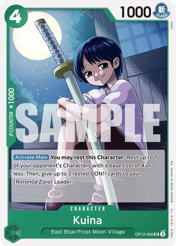 Image for Kuina (OP12-026) (OP12) - One Piece Card Game