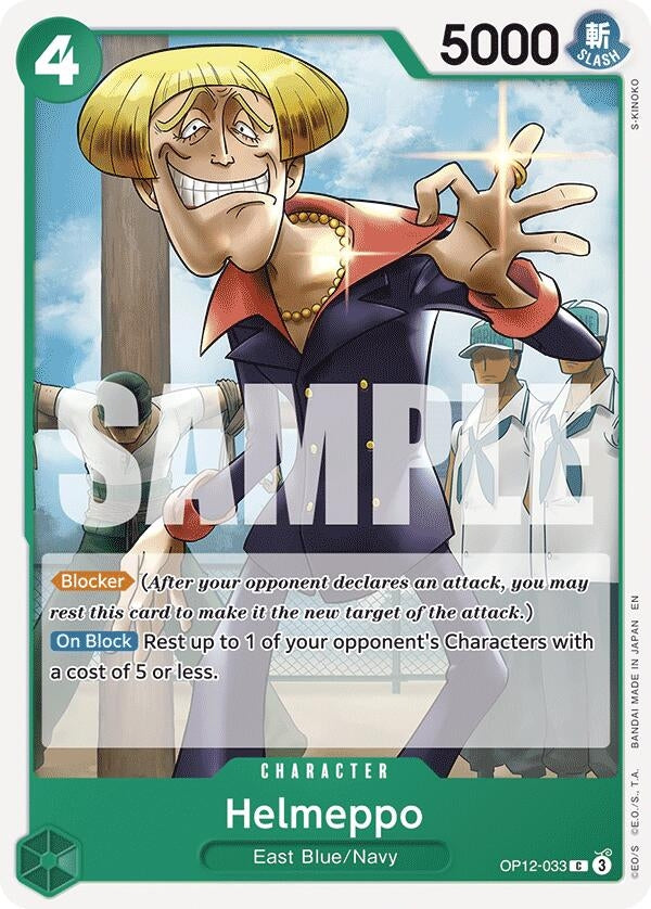 Image for Helmeppo (OP12-033) (OP12) - One Piece Card Game
