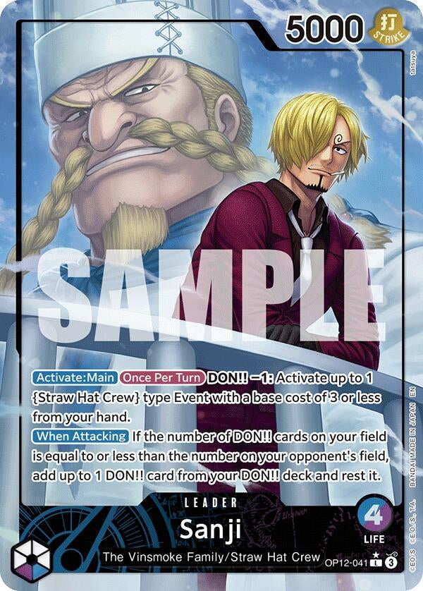 Image for Sanji (041) (Alternate Art) (OP12-041) (OP12) - One Piece Card Game