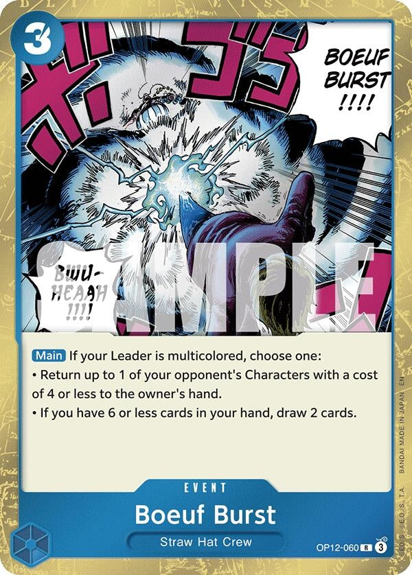 Image for Boeuf Burst (OP12-060) (OP12) - One Piece Card Game