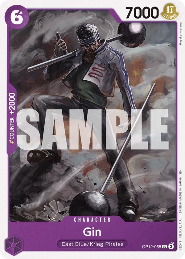 Image for Gin (OP12-068) (OP12) - One Piece Card Game