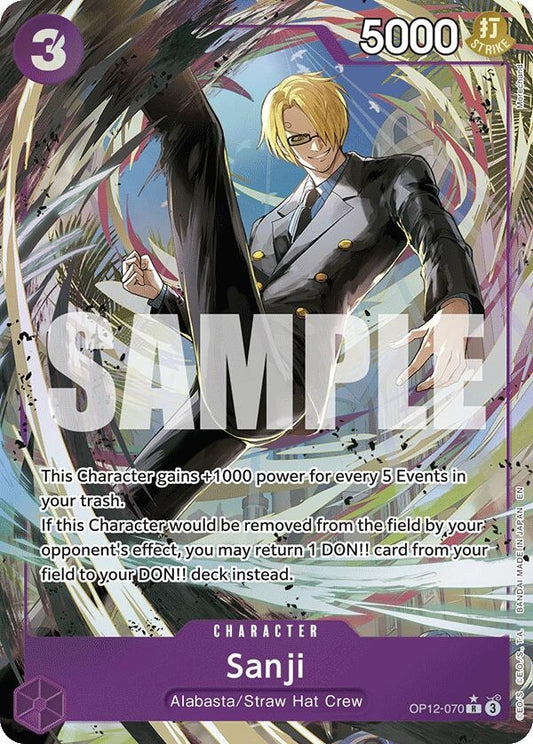 Image for Sanji (070) (Alternate Art) (OP12-070) (OP12) - One Piece Card Game