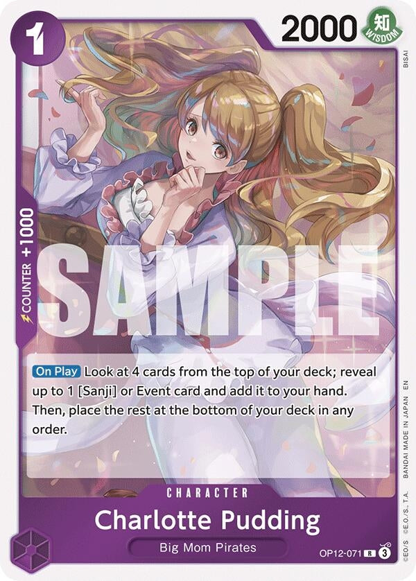 Image for Charlotte Pudding (OP12-071) (OP12) - One Piece Card Game
