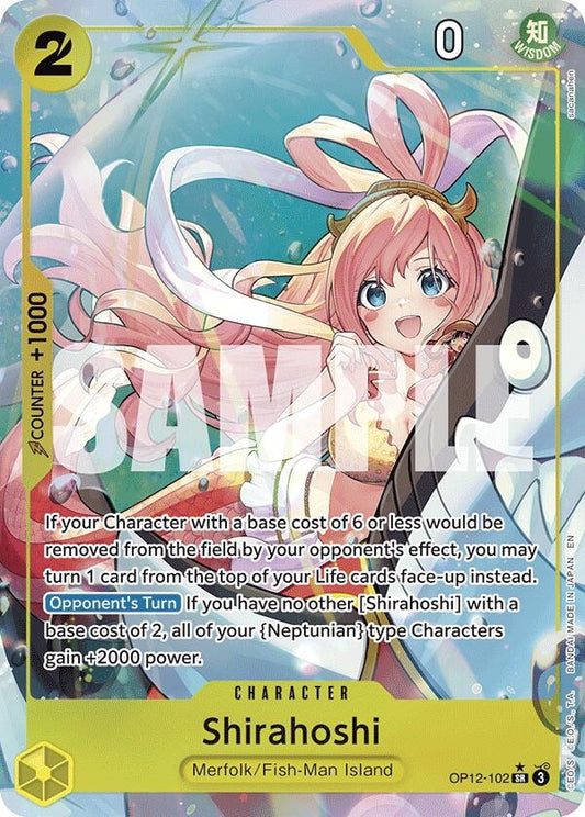 Image for Shirahoshi (Alternate Art) (OP12-102) (OP12) - One Piece Card Game