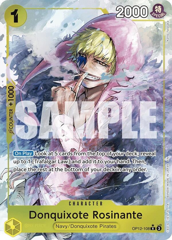 Image for Donquixote Rosinante (108) (Alternate Art) (OP12-108) (OP12) - One Piece Card Game