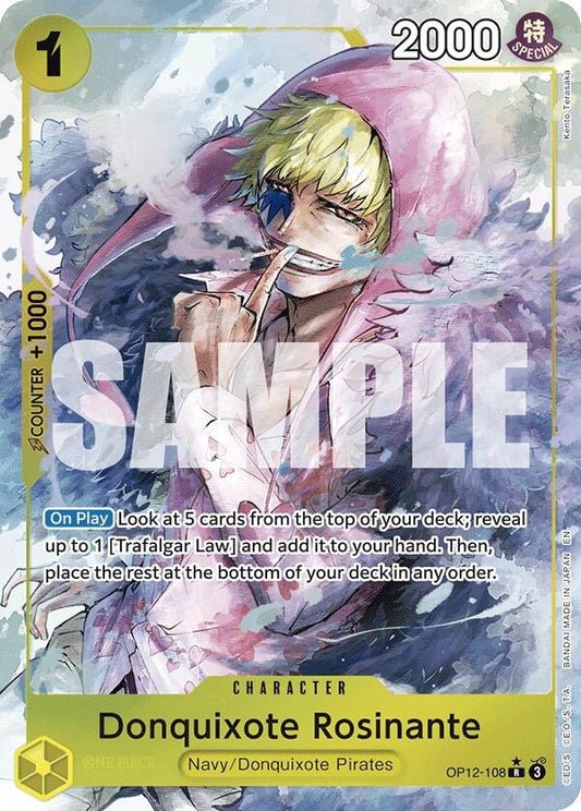 Image for Donquixote Rosinante (108) (Alternate Art) (OP12-108) (OP12) - One Piece Card Game
