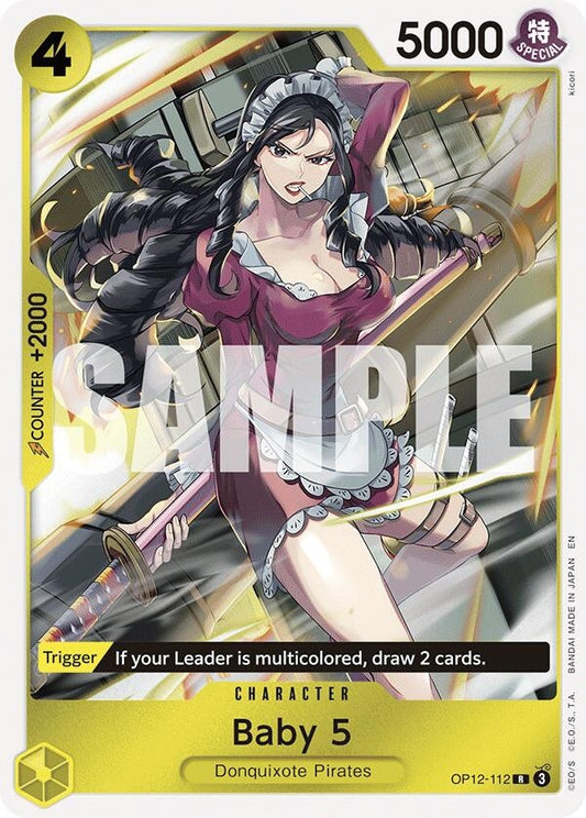 Image for Baby 5 (112) (OP12-112) (OP12) - One Piece Card Game
