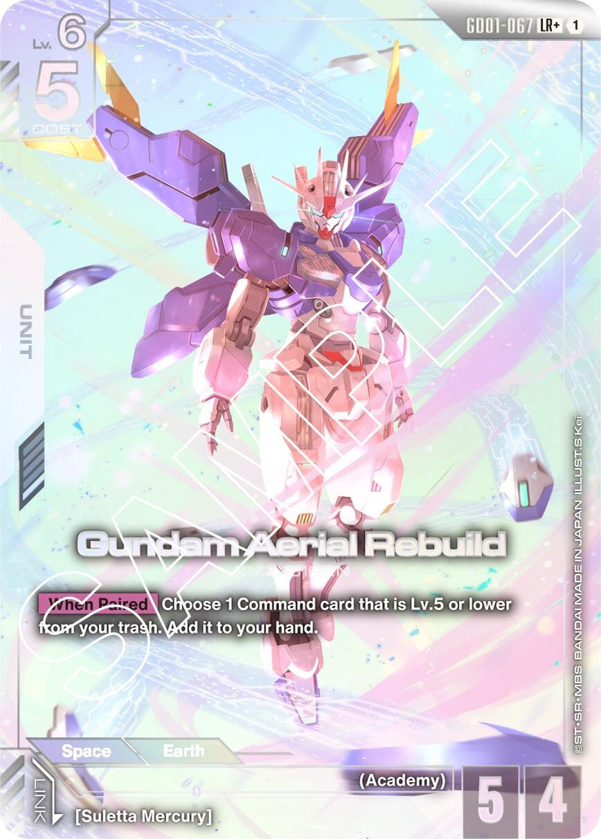Image for Gundam Aerial Rebuild (LR+) (GD01-067) (GD01) - Gundam Card Game