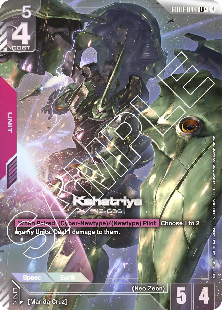 Image for Kshatriya (GD01-044) (LR+) (GD01-044) (GD01) - Gundam Card Game