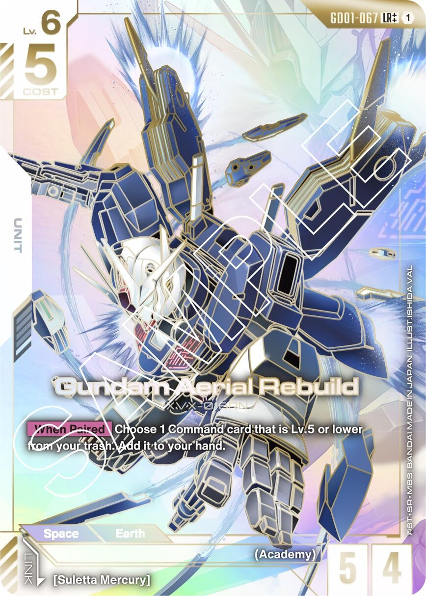 Image for Gundam Aerial Rebuild (LR++) (GD01-067) (GD01) - Gundam Card Game