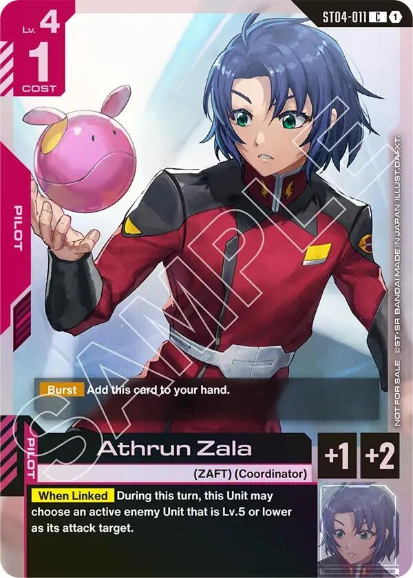 Image for Athrun Zala (Store Tournament Participant Pack 01) (ST04-011) (GCG-PR) - Gundam Card Game