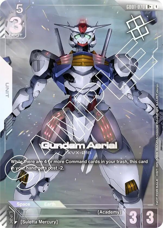 Image for Gundam Aerial (Store Tournament Winner Pack 01) (GD01-070) (GCG-PR) - Gundam Card Game