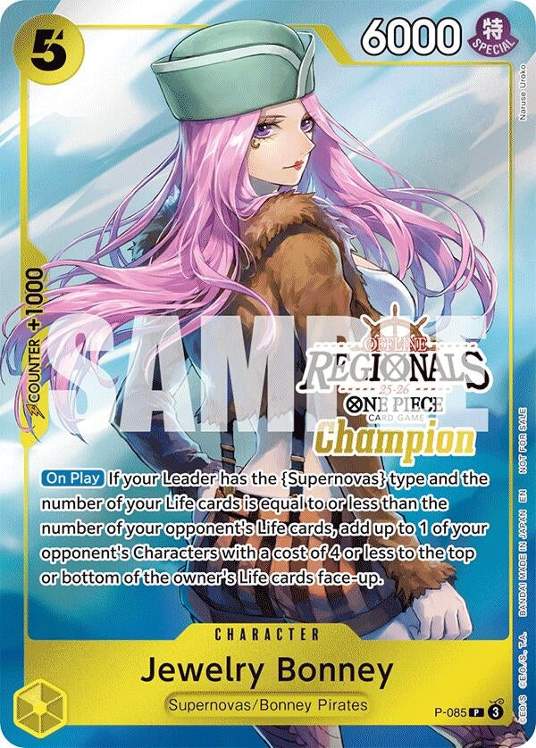 Image for Jewelry Bonney (Offline Regional Champion Card Set 2025 Vol.2) (P-085) (OP-PR) - One Piece Card Game