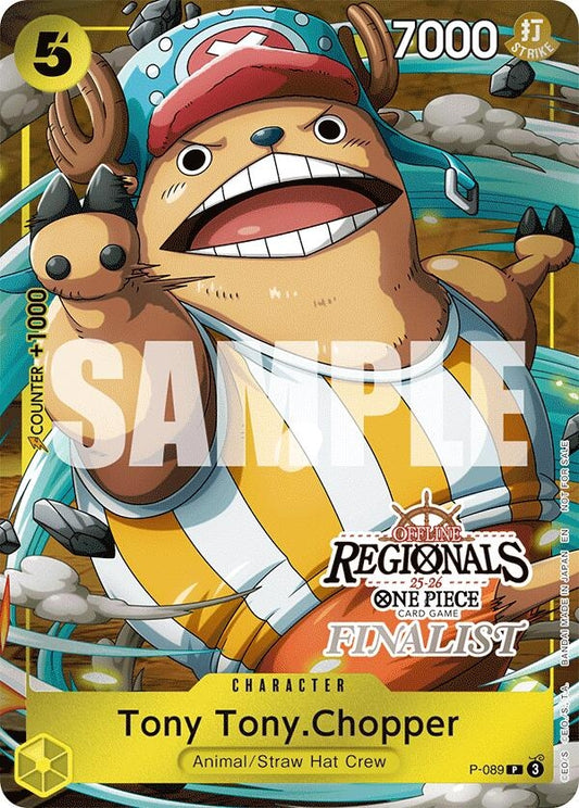 Image for Tony Tony.Chopper (Offline Regional Finalist Card Set 2025 Vol.2) (P-089) (OP-PR) - One Piece Card Game