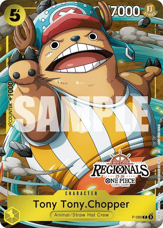 Image for Tony Tony.Chopper (Offline Regional Participation Pack 2025 Vol.2) (P-089) (OP-PR) - One Piece Card Game