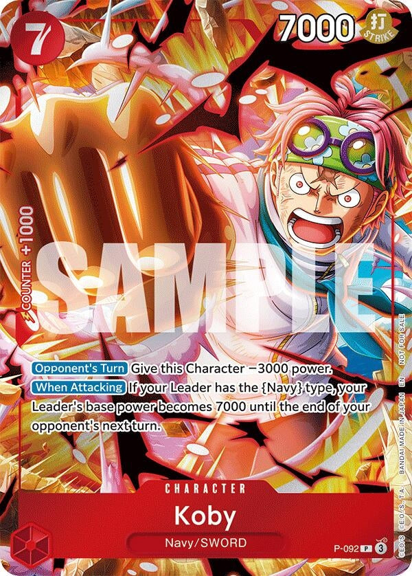 Image for Koby (Event Pack Vol. 7) (P-092) (OP-PR) - One Piece Card Game