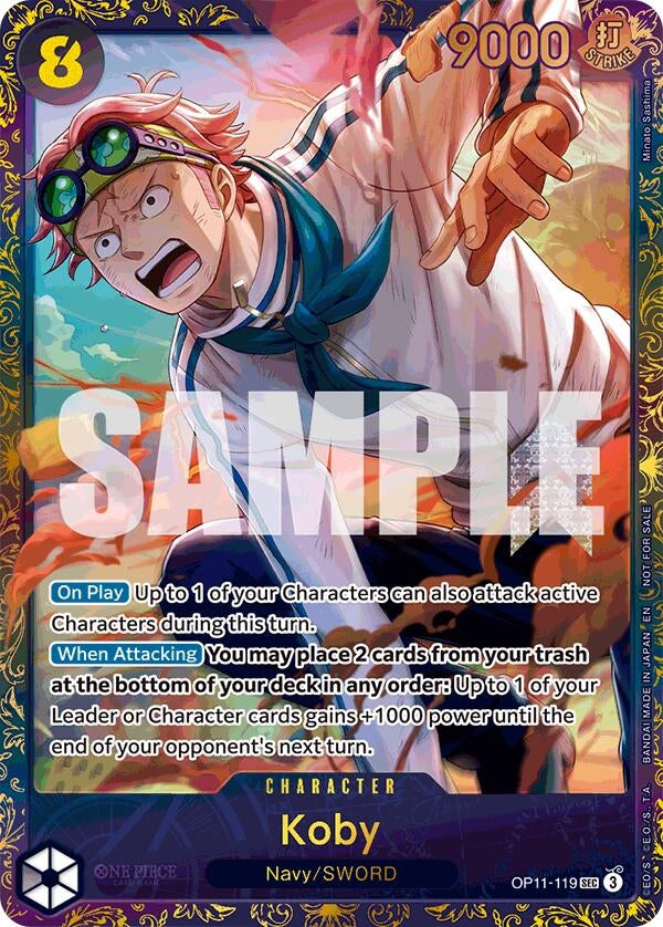 Image for Koby (Treasure Cup August 2025) (OP11-119) (OP-PR) - One Piece Card Game
