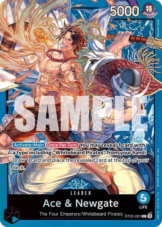 Image for Ace & Newgate (ST22-001) (ST-22) - One Piece Card Game