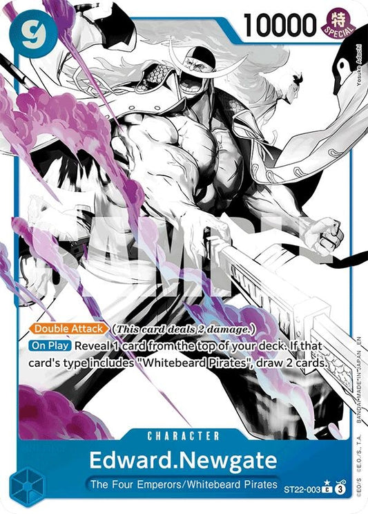 Image for Edward.Newgate (Parallel) (ST22-003) (ST-22) - One Piece Card Game