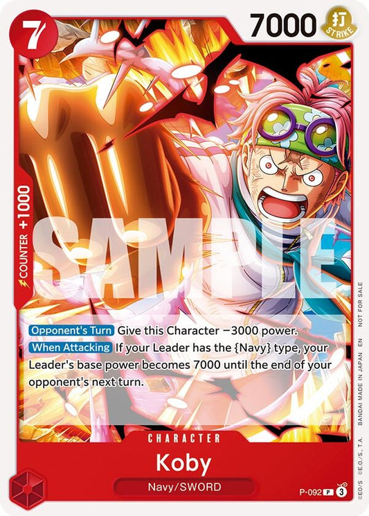 Image for Koby (OP12 Release Event) (P-092) (OP-PR) - One Piece Card Game