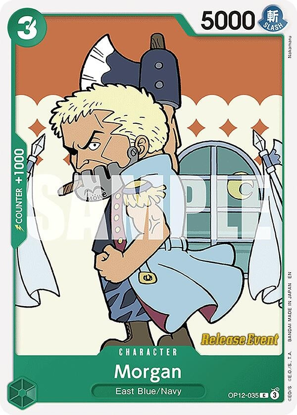Image for Morgan (OP12-035) (OP12 RE) - One Piece Card Game