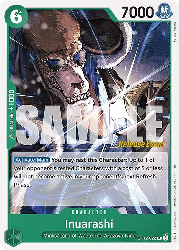 Image for Inuarashi (OP12-022) (OP12 RE) - One Piece Card Game