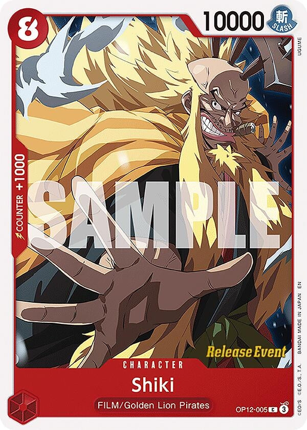 Image for Shiki (OP12-005) (OP12 RE) - One Piece Card Game
