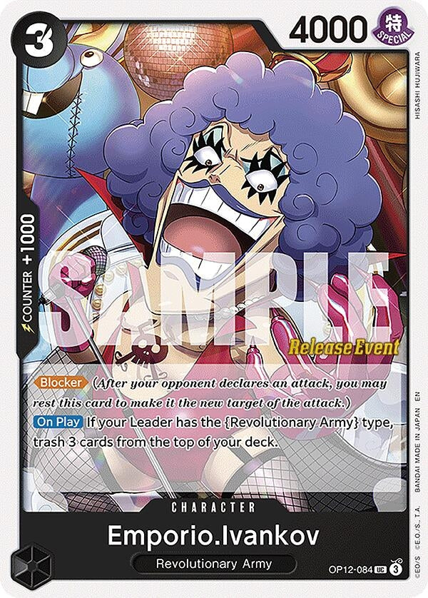 Image for Emporio.Ivankov (084) (OP12-084) (OP12 RE) - One Piece Card Game