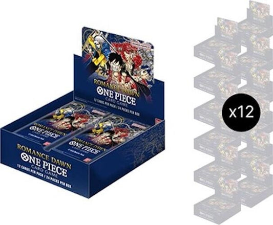 Image for Romance Dawn - Booster Box Case (Wave 1 - Blue) - One Piece Card Game