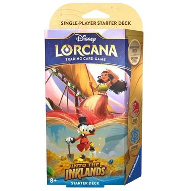 Disney Lorcana: Into The Inklands Starter Deck (Ruby & Sapphire)
